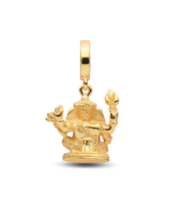 Alternative view of Ganesha - Gold