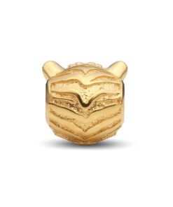 Alternative view of Tiger Head - Gold